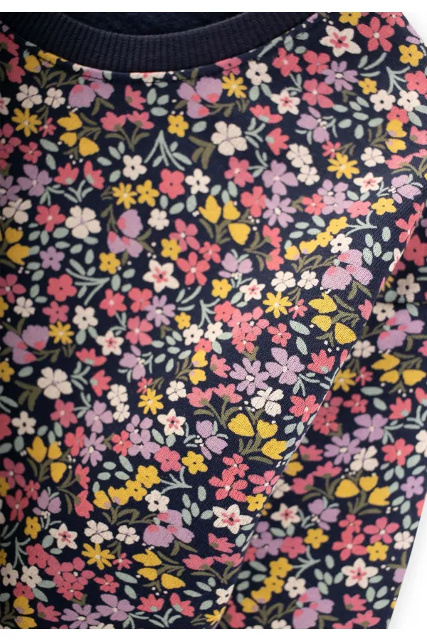 Ensemble sweat-shirt à motifs bleu marine pour enfants de 4 à 12 ans