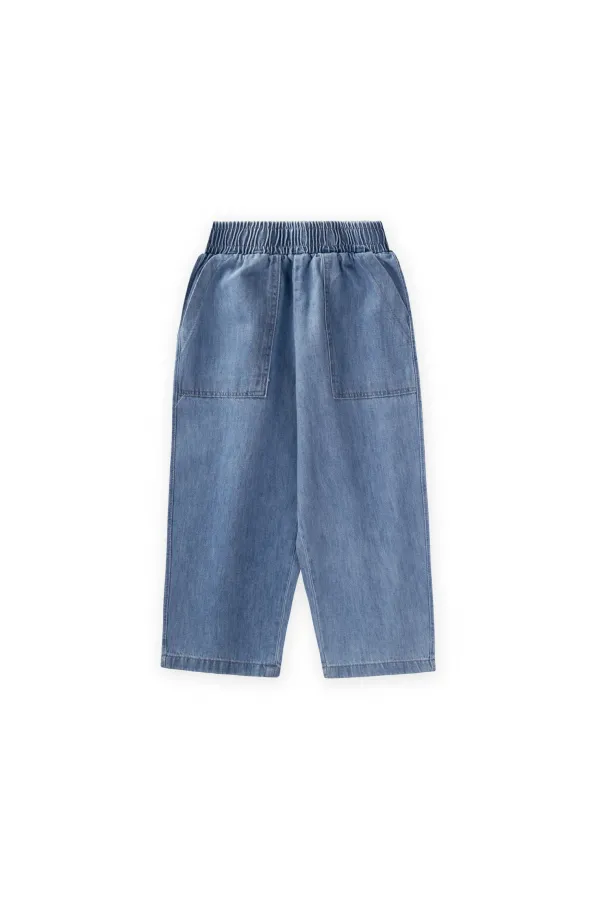 Kot Pantolon 2-8 Yaş A Mavi