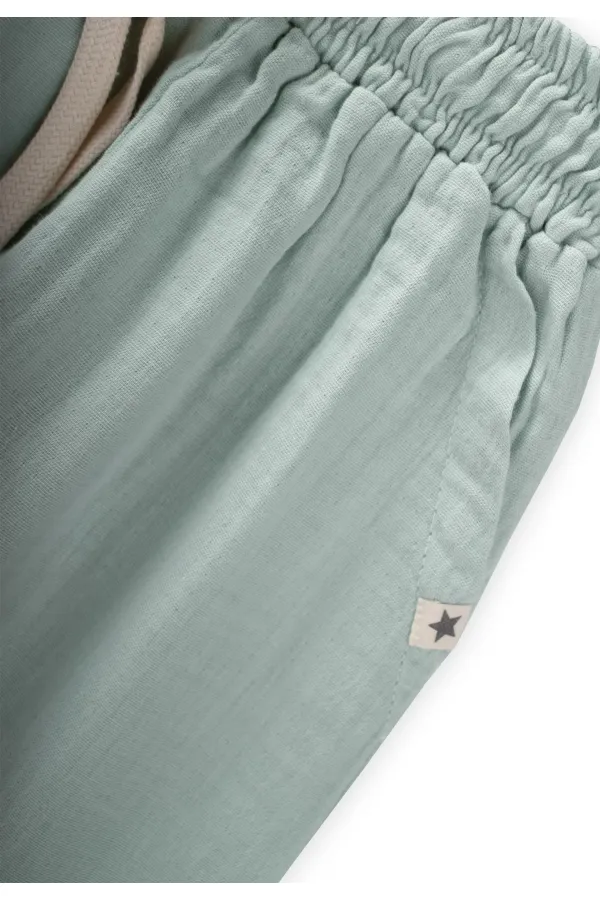 Müslin Pantolon 1-7 Yaş Mint Yeşili