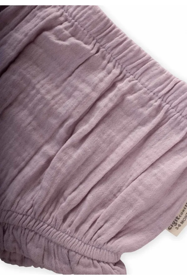 Fırfırlı Şort 0-2 Yaş Leylak