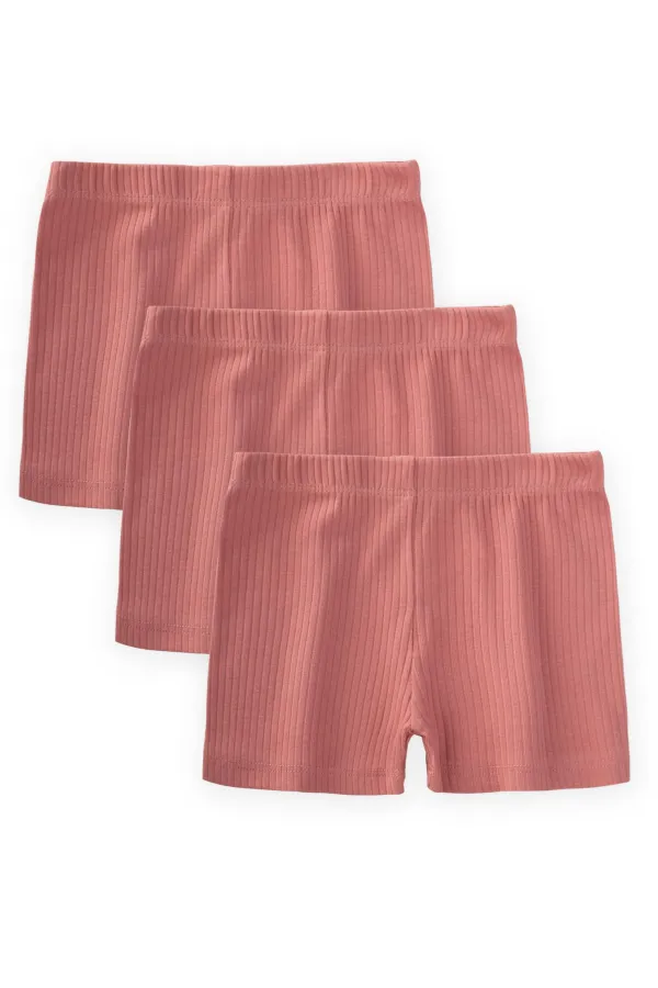 Shorts basiques 2-9 ans corail