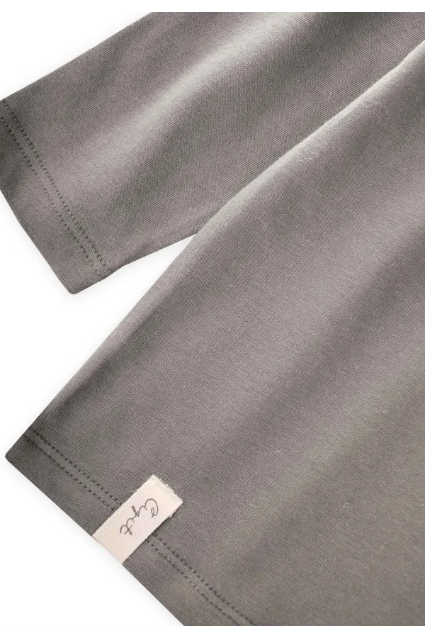 T-shirt basique de saison, 8-14 ans, taille S, couleur vison