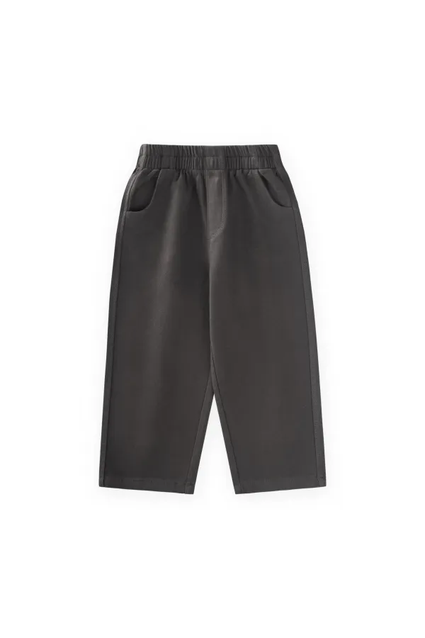 Pantalon ample, 2-10 ans, anthracite