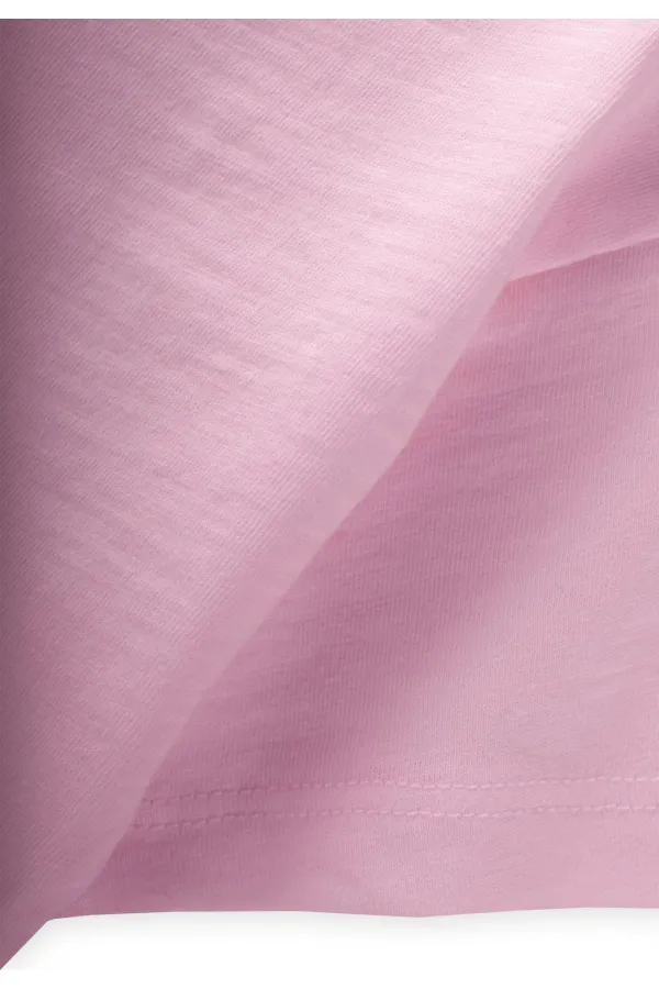 Basic Bebe T-Shırt 0-3 Yaş Pudra Pembe