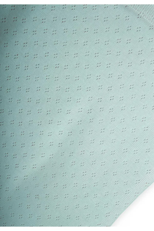 Triple Strappy Undershirt with Lace Trim, 2-9 Years Mint Green