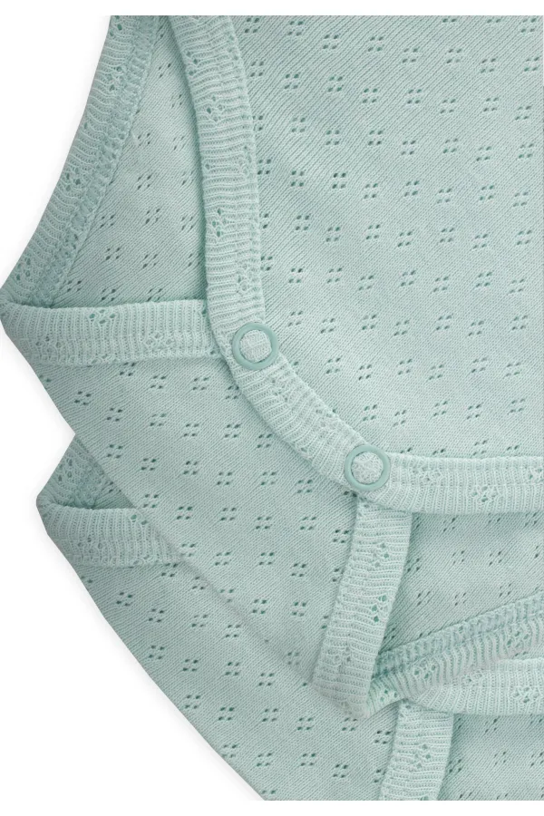 Üçlü Klimalı Zıbın 0-3 Yaş Mint Yeşili