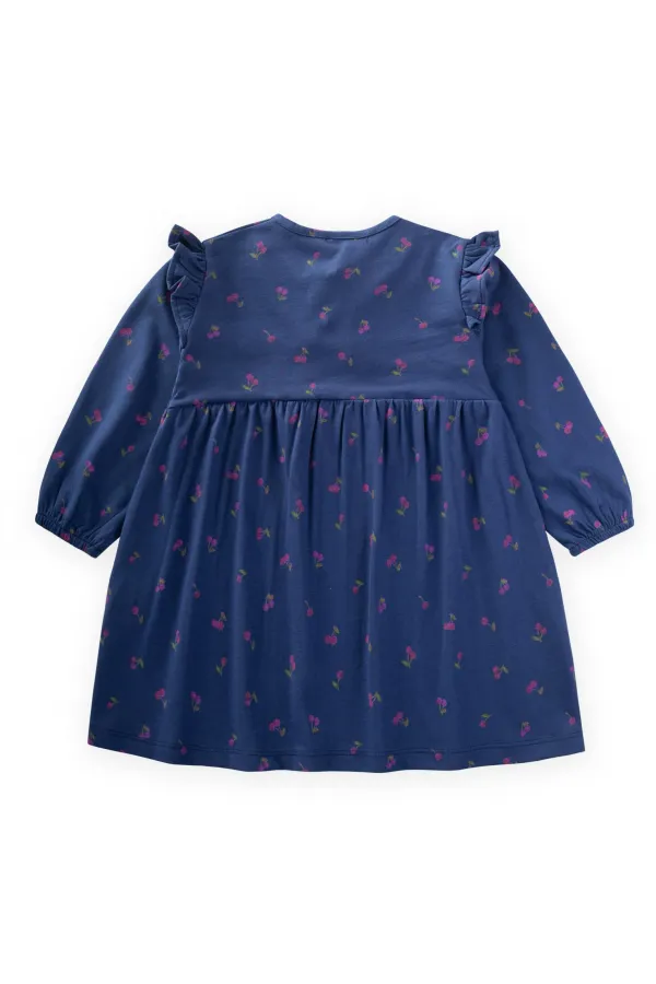 Robe de saison à patron pour enfants de 1 à 7 ans, motif cerises