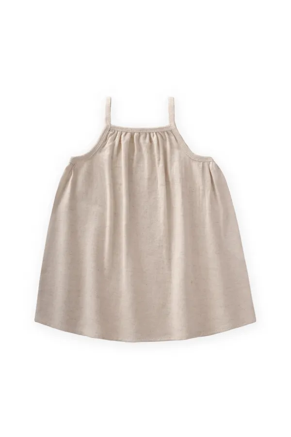 Robe à bretelles 1-7 ans Naturel