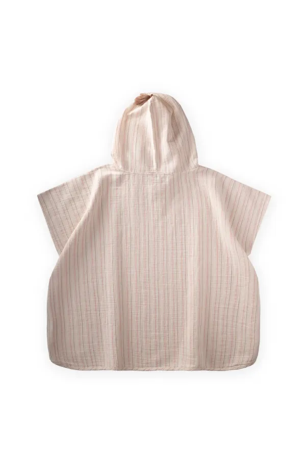 Muslin Poncho Standard Tile Striped