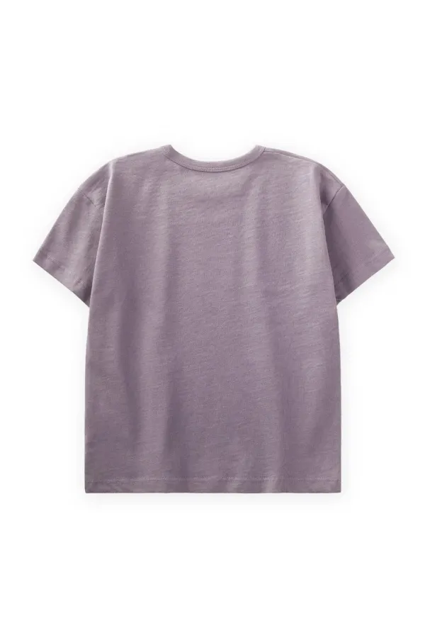 T-shirt basique pour bébé 0-3 ans couleur cuivre