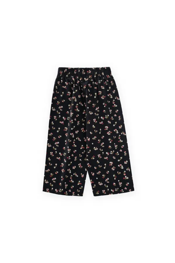 Pantalon tissé à motifs anthracite 2-8 ans