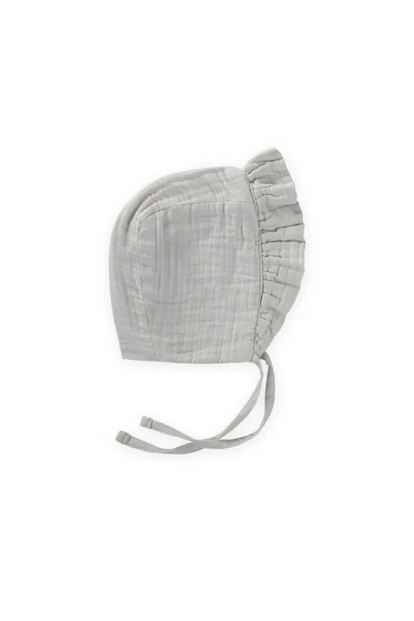 Bonnet bébé musulman à volants et à nouer, 0-2 ans, vert turquoise