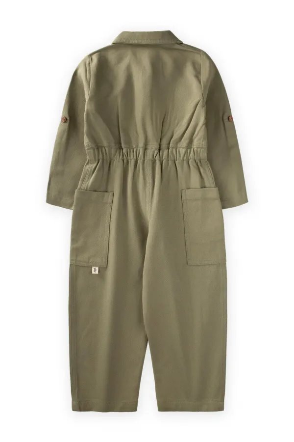 Gabardin Tulum 2-7 Yaş Olive