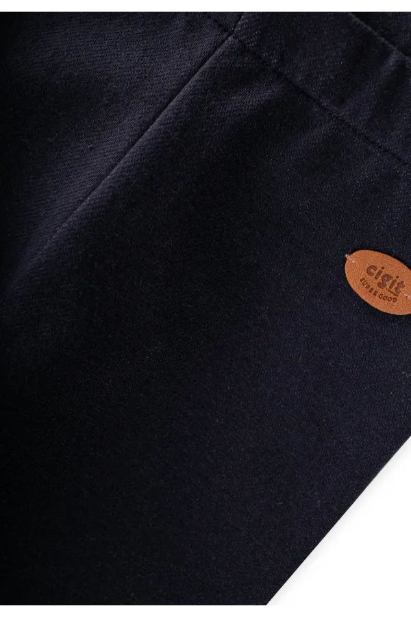 Basic Fleece Leggings, Ages 1-8, Navy Blue