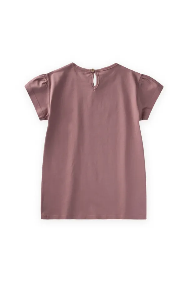 Tunique étiquetée, 4-12 ans, cuivre