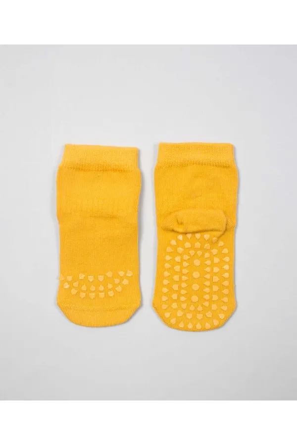 Emekleme Ve Kaymaz Çorap Hardal Sarı