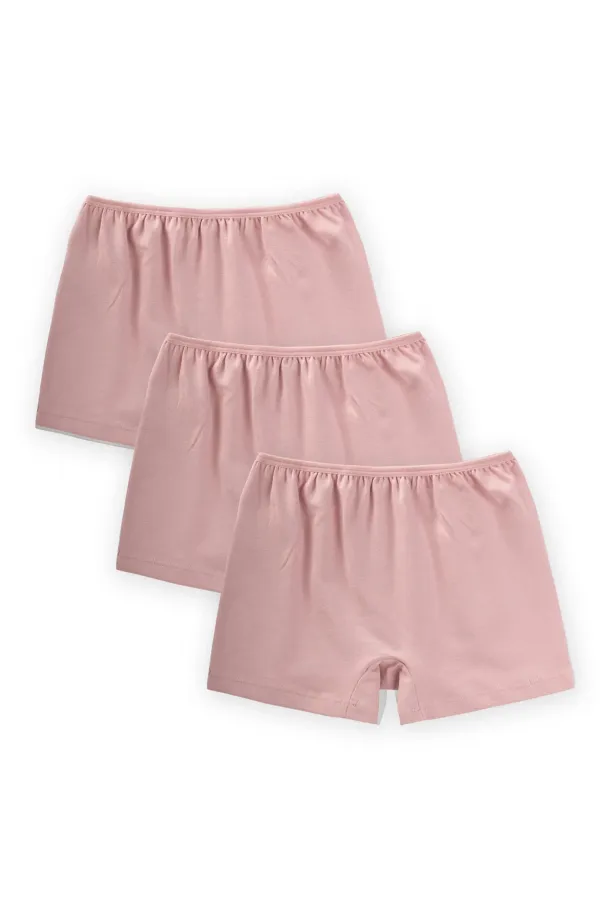 Üçlü Biyeli Kız Boxser 2-9 Yaş Pudra