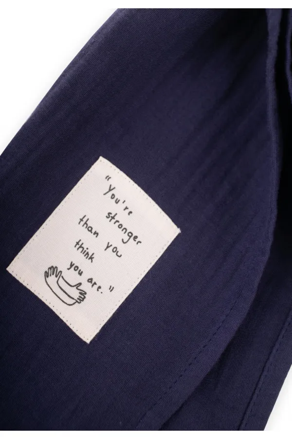 Çocuk Fular 25X140 Cm Lacivert