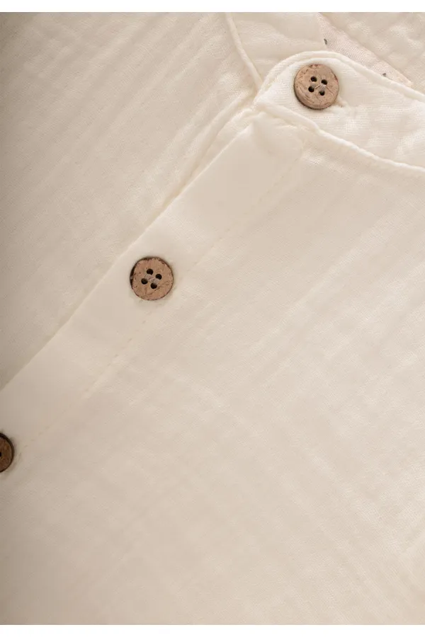 Muslin Shirt 2-10 Years Old Natural