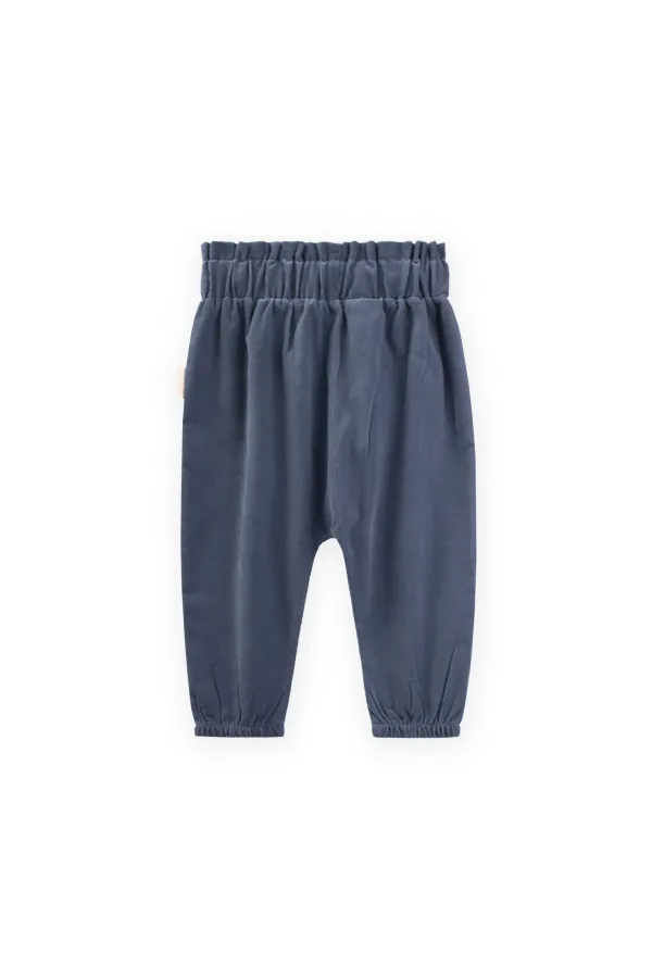 Pantalon Shalwar pour bébé 0-3 ans Bleu marine