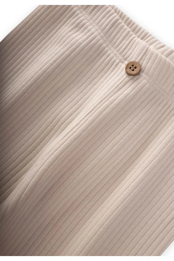 Fitilli Tayt 0-5 Yaş Açık Bej