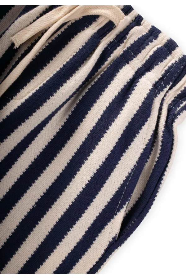 Çizgili Eşofman 3-12 Yaş Lacivert