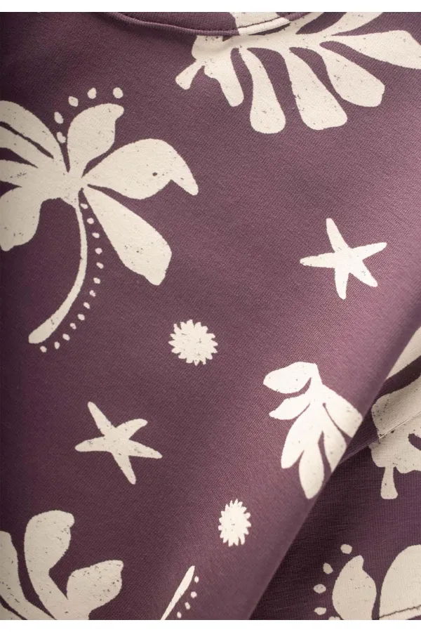 Tunic T-Shirt 4-12 Years Old Plum