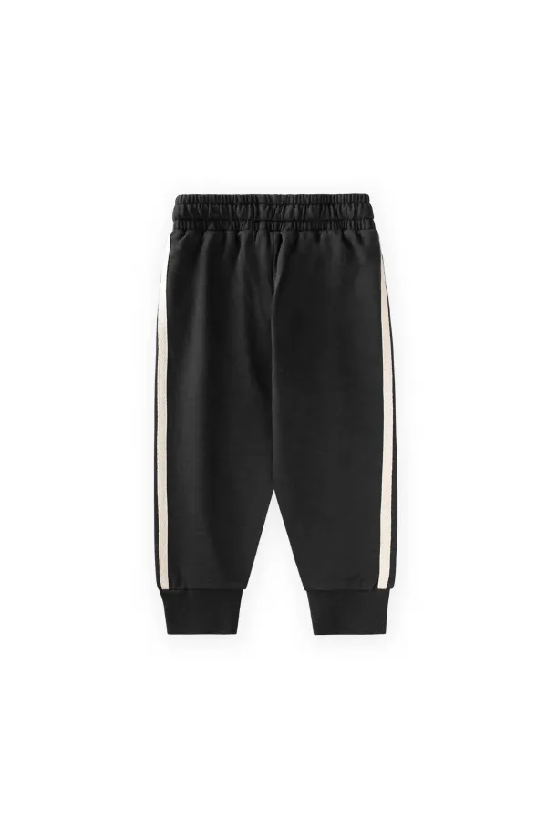 Ensemble de survêtement à rayures, 1 à 10 ans, noir