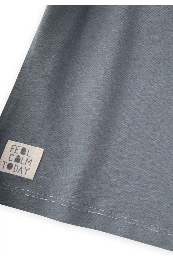 Muslin Trousers and T-Shirt Set, Ages 2-10, Grey Muslin Trousers and T-Shirt Set, Ages 2-10, Grey