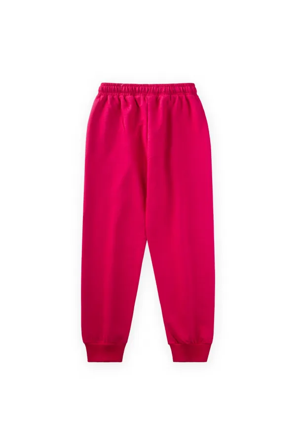 Cepli Eşofman 4-12 Yaş Fuşya