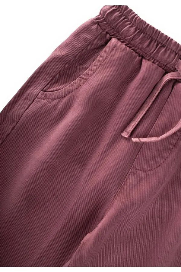 Loose-fitting Girls' Trousers, Ages 2-12, Plum Loose-fitting Girls' Trousers, Ages 2-12, Plum