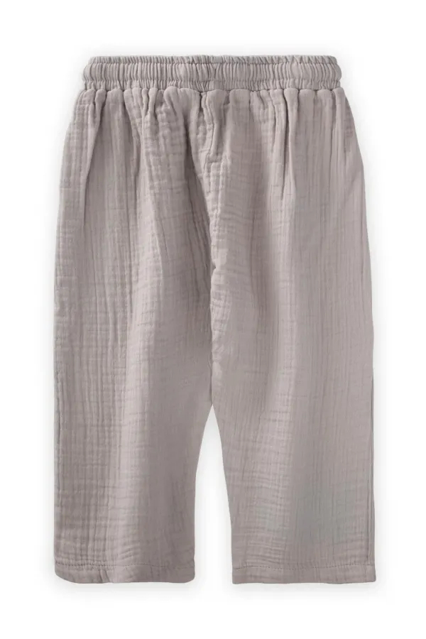 Müslin Pantolon 1-10 Yaş Gri