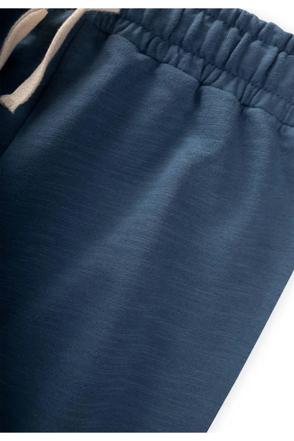 Ensemble de survêtement basique saisonnier bleu marine pour enfants de 2 à 10 ans