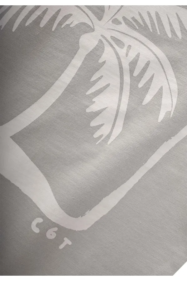 Palm Printed T-Shirt 2-8 Years Old Mint Green