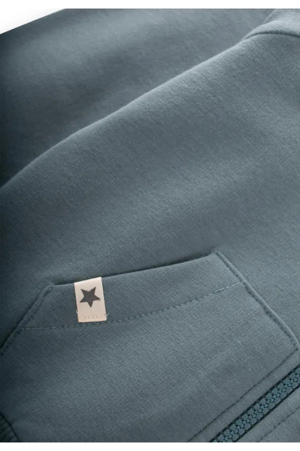 Gilet à capuche zippé pour enfants de 1 à 14 ans, vert amande Gilet à capuche zippé pour enfants de 1 à 14 ans, vert amande