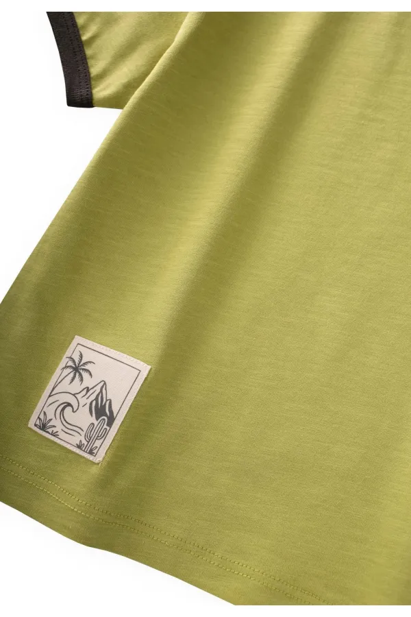 Kaprili T-Shirt Takım 2-10 Yaş Lime Kaprili T-Shirt Takım 2-10 Yaş Lime