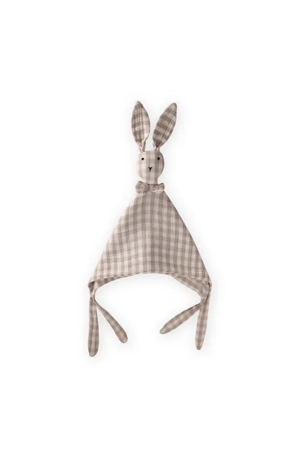 Rabbit Muslin Sleep Companion (Washed) 40x40 cm Mink Plaid