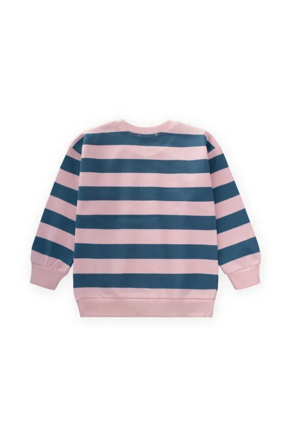 Striped Knit Sweater 2-12 Years Old Blue Powder