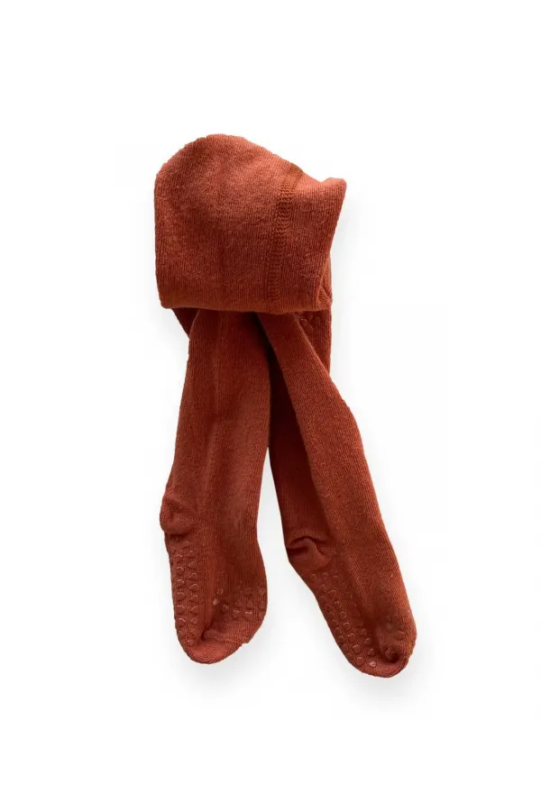 Collants antidérapants et adaptés à la marche à quatre pattes, 6-24 mois, motif carrelage