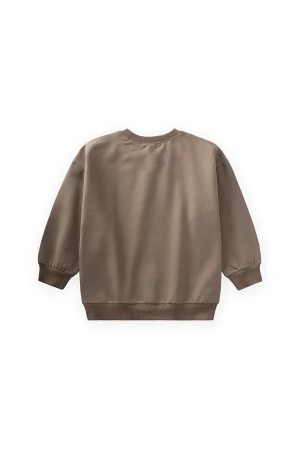 Sweatshirt 2-12 Yaş Vizon