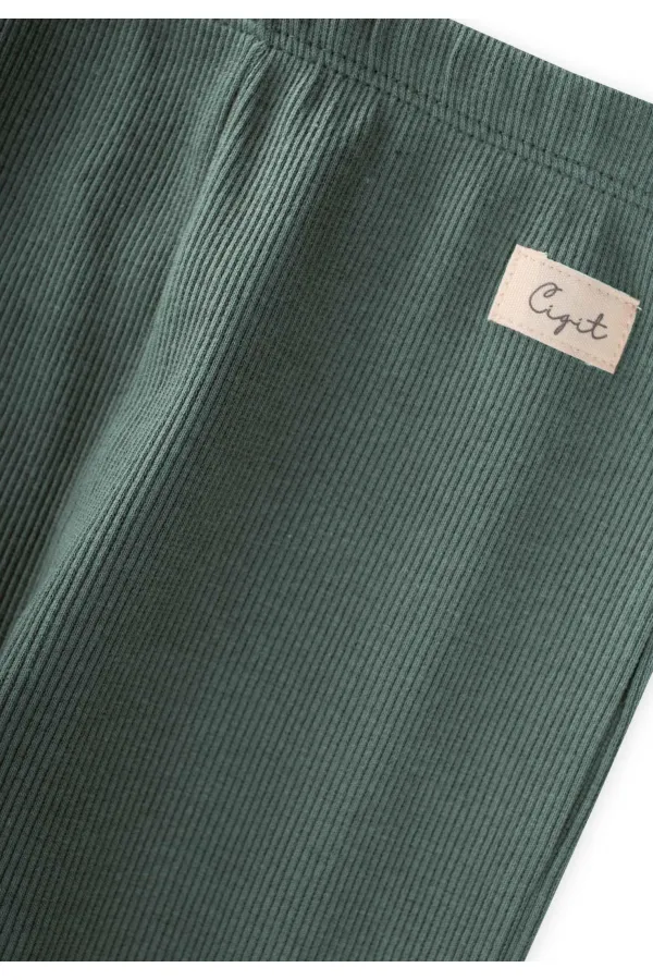 Tayt Pantolon 1-5 Yaş Haki Yeşil