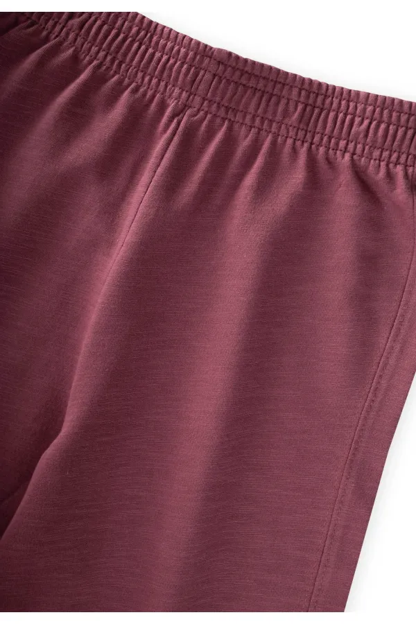 Wide-Leg Trousers, Ages 4-12, Burgundy Wide-Leg Trousers, Ages 4-12, Burgundy