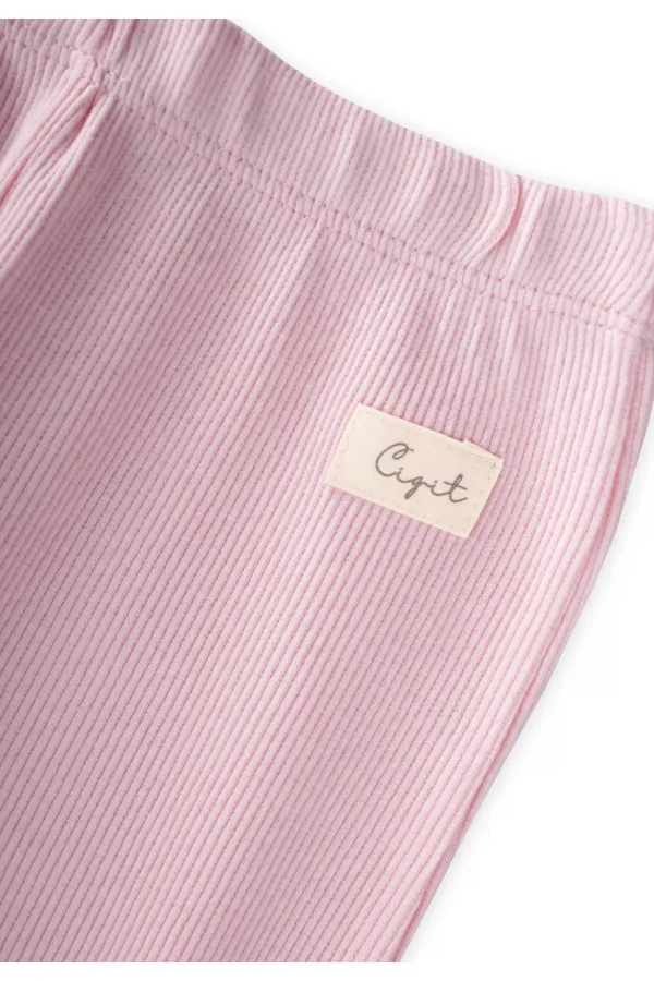 Tayt Pantolon 1-5 Yaş Pudra Pembe