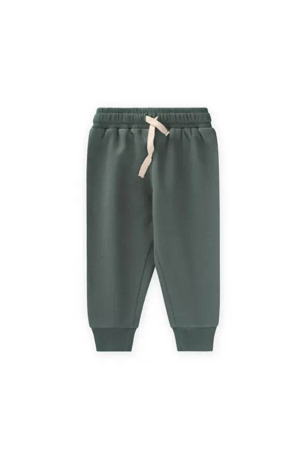 Ensemble de survêtement basique pour enfants de 1 à 5 ans, vert kaki