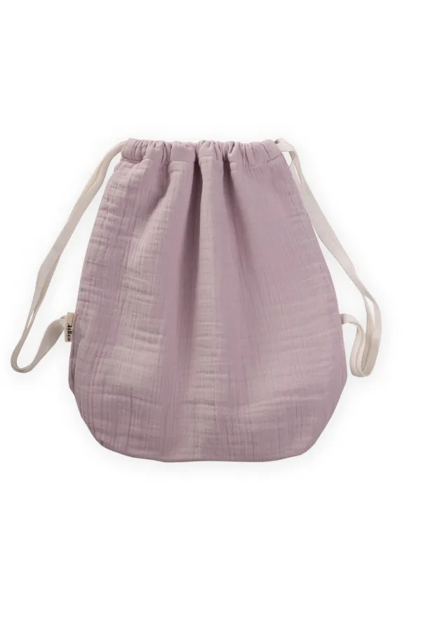 Muslin Children's Backpack 28X30 cm Lilac