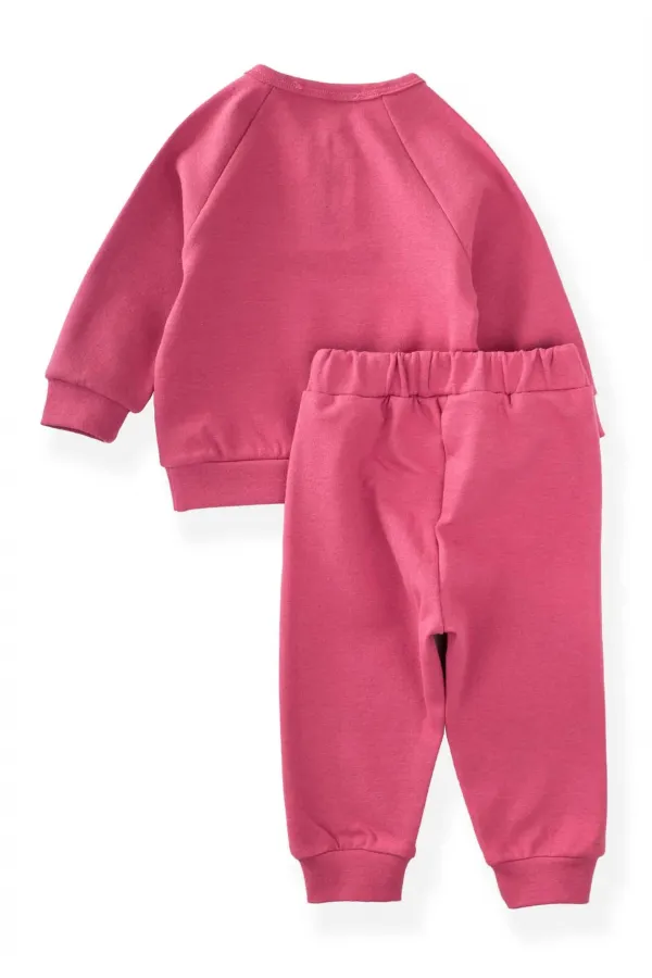 Reglan Kol Patlı Erkek Basıc Takım 1-5 Yaş Gül kurusu