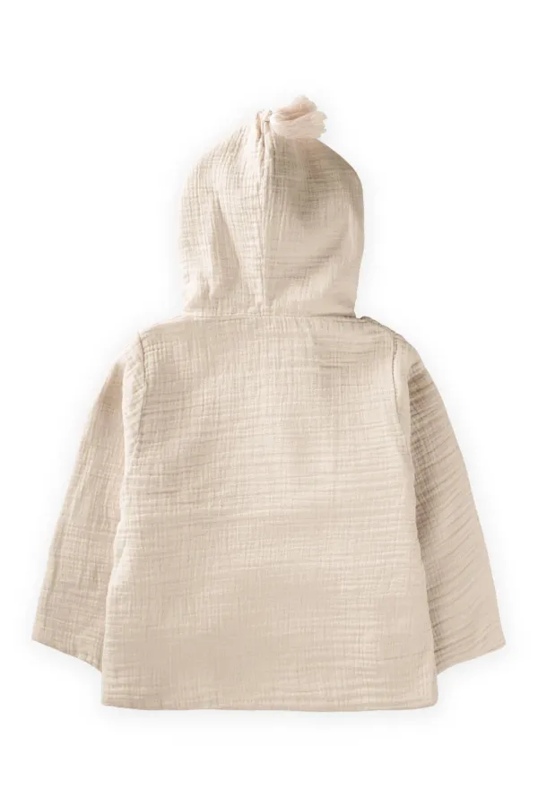 Double Layer Muslin Child Bathrobe 1-9 Years Natural