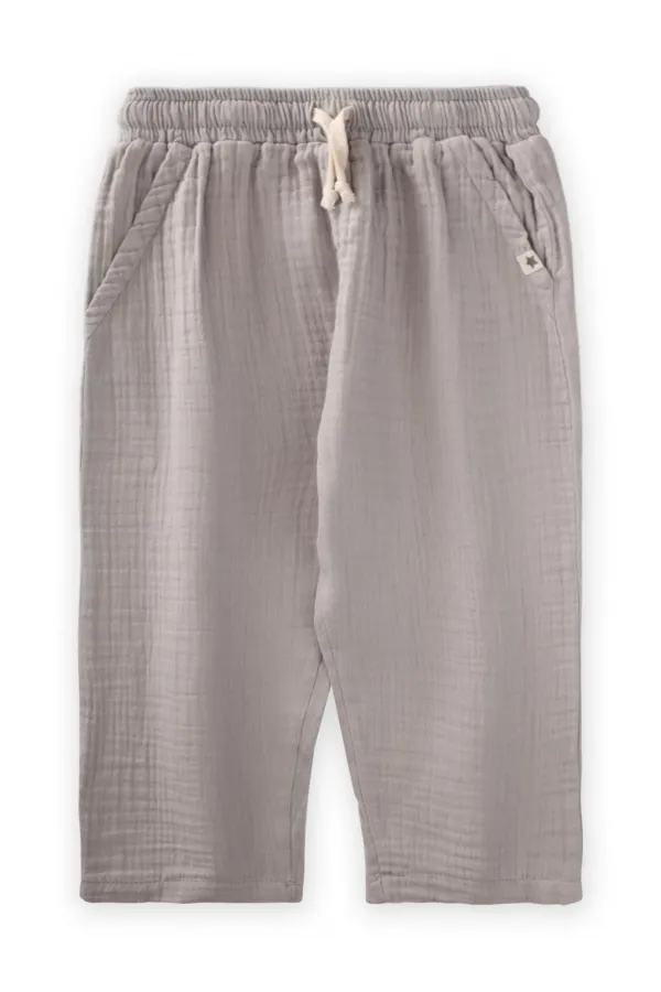 Müslin Pantolon 1-10 Yaş Gri