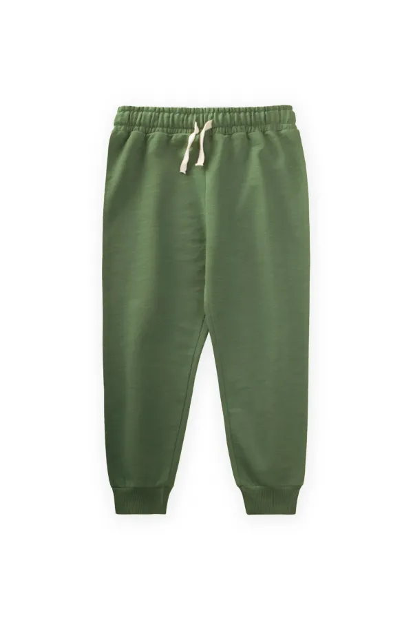 Seasonal Basic Tracksuit 2-10 Years Old Oil Green