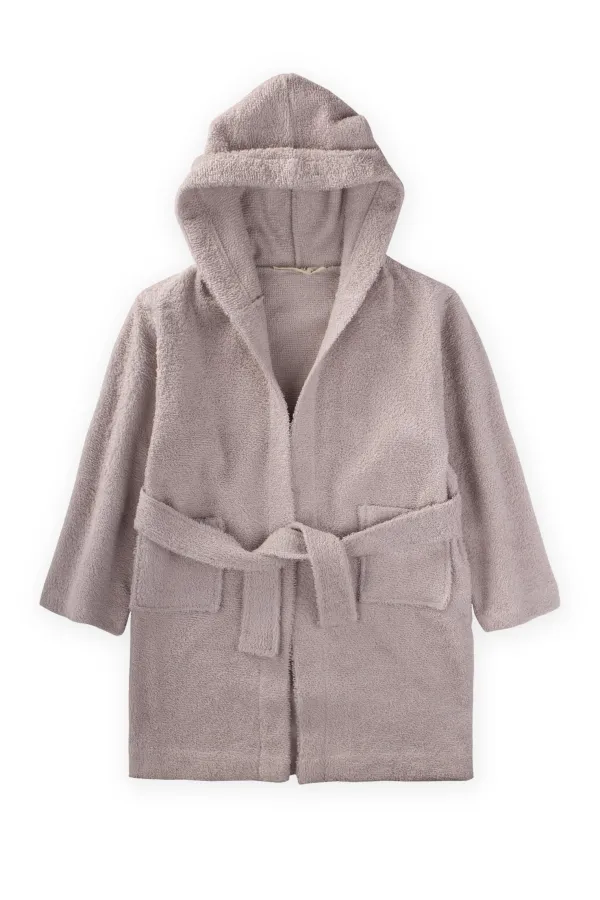 Peignoir enfant 2-9 ans gris